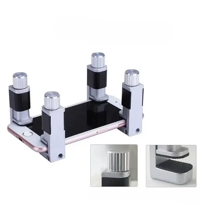 4pcs Adjustable Phone Repair Clamps Screen Fastening Securing Clip Fixture for Mobile Refurbishing Tool