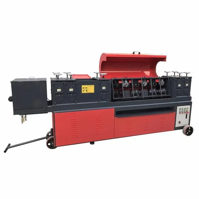 

Best selling steel tube straightener machine rust removing steel bar straightening machine