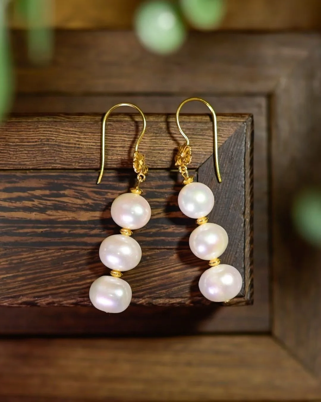 

Серьги-капли из серебра 925 пробы с блестящим пресноводным тройным белым жемчугом, элегантные висячие серьги Akoya с розовым жемчугом, вневременные ювелирные изделия, подарки