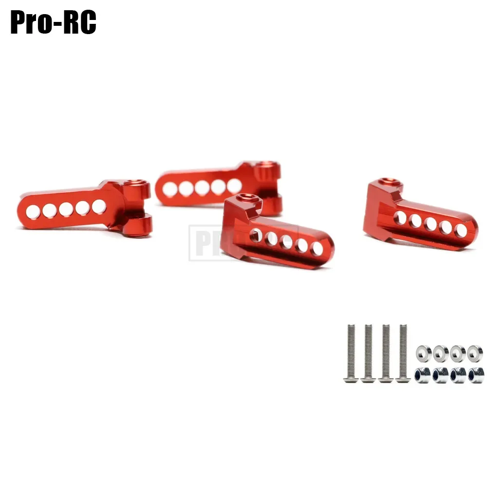 4Pcs Aluminum Adjustable Hydraulic Bracket Suspension Bracket Front & Rear For Traxxas 1/10 TRX4 TRX-4 Defender RC Car Part
