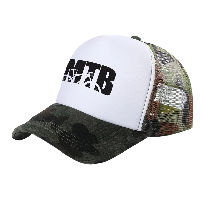 MTB Mountain Bikes Trucker Cap Cool Men Ride Mountains Bicycle Hat Baseball Caps Summer Unisex Mesh Net Caps MZ-240