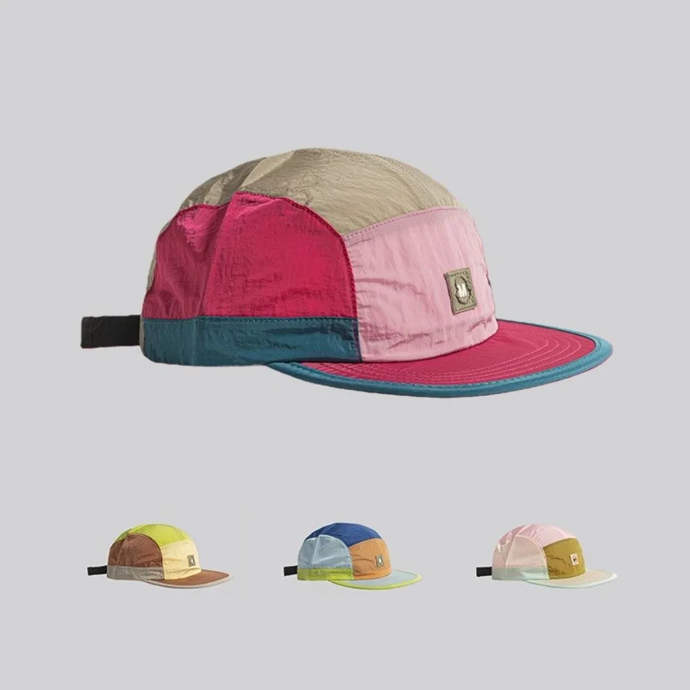 Outdoor 5-Panel Schnelltrocknende Kappe UV-Schutz Sommer Baseballkappe Leichte Wander-Sonnenhüte für Männer und Frauen