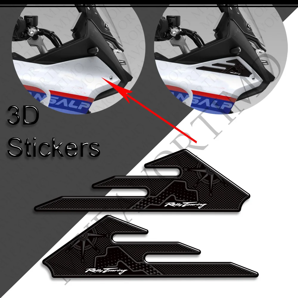 Transalp XL750 2023 Motorcycle Fuel Tank Pad Decals For Honda Transalp XL 750 Fairing Protector sticker Set