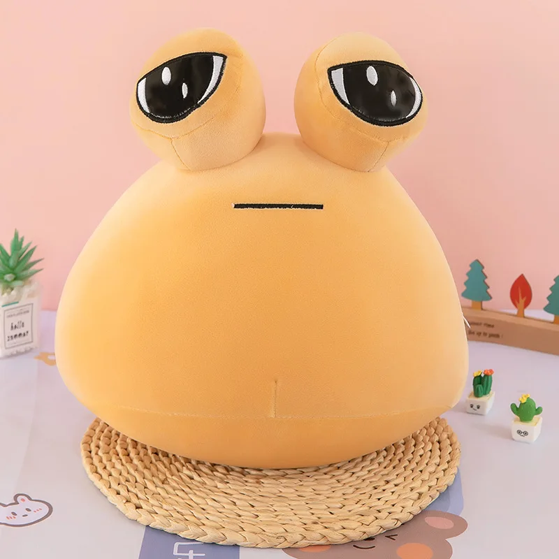 13-40cm My Pet Pou Soft Toy Stuffed Animal Game Kawaii Plush Anime Doll Cotton Sofa Sleeping Pillow Cute Party Gift for Girl Boy