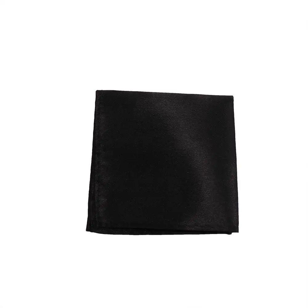 Party Fashion Men 15 Color Square Solid Solid for Wedding Dress Party Satin Plain Hanky Pocket Square Handkerchief Silk Hanky