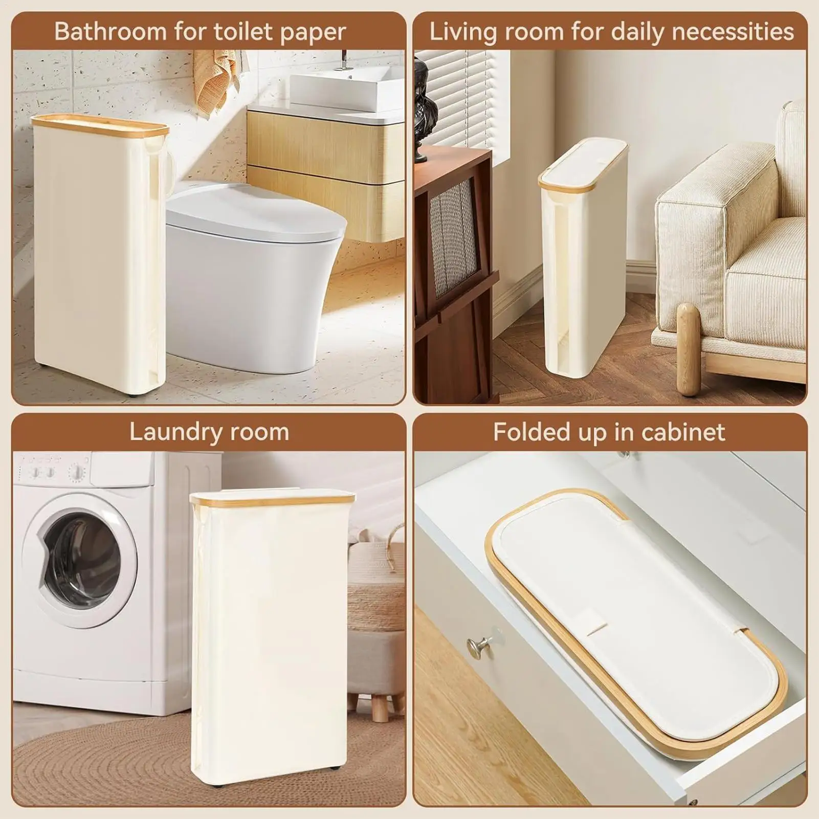 

Bathroom Toilet Paper Storage 52L Paper Roll Storage Holder With Lid And Handle Large Capacity Toilet Roll Organizer For