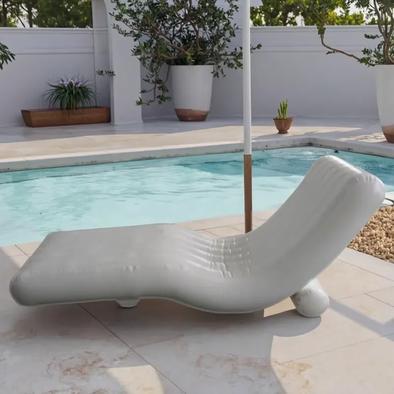 Inflatable Floating Chair Floating Recliner Water Sofa Bed Beach Pool Air Lounger Beach Mattress for Beach Vacation