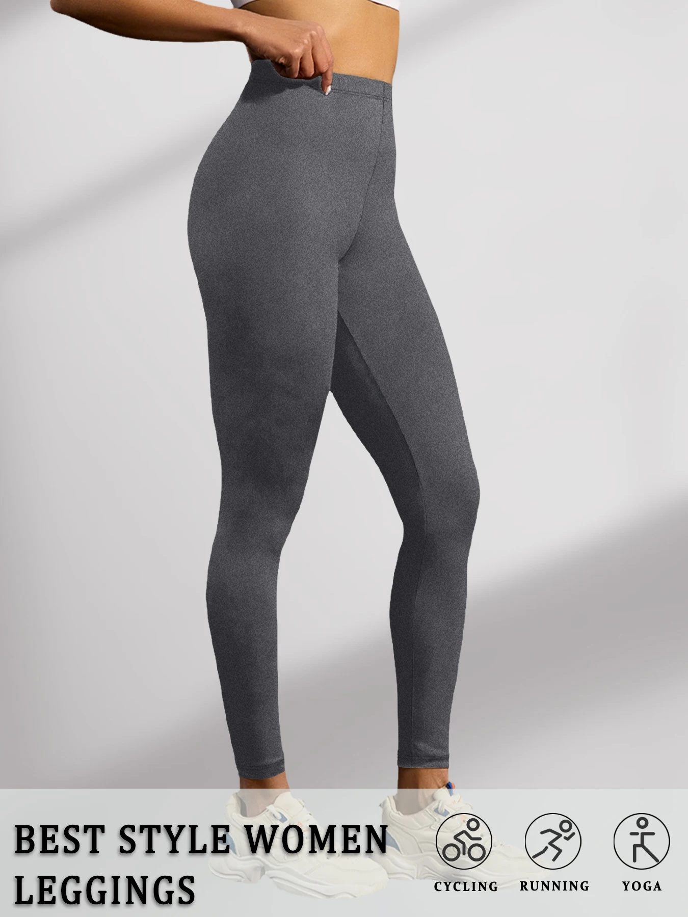 Plus Size Super Soft Sport Leggings For Women No See Through Workout Running Yoga Athletic Leggings RUNNING