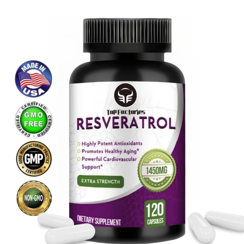 

Top Factories Resveratrol - Potent Antioxidants & Trans-Resveratrol - Promotes Anti-Aging, Cardiovascular & Joint Support