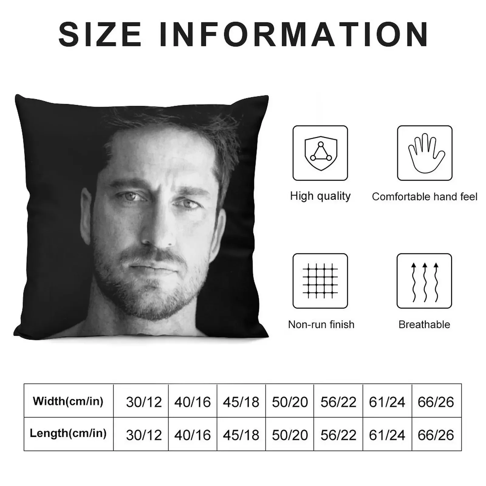 Gerard Butler Throw Pillow pillows decor home Sofa Cushions Pillow Cases Christmas Pillow Cases