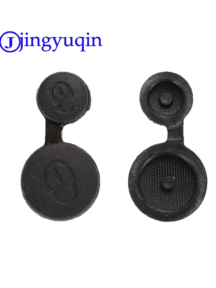Jingyuqin boutons en caoutchouc housse de clé de voiture pour Peugeot 106 205 206 306 405 406 pour citroën Berlingo Xsara Picasso Saxo