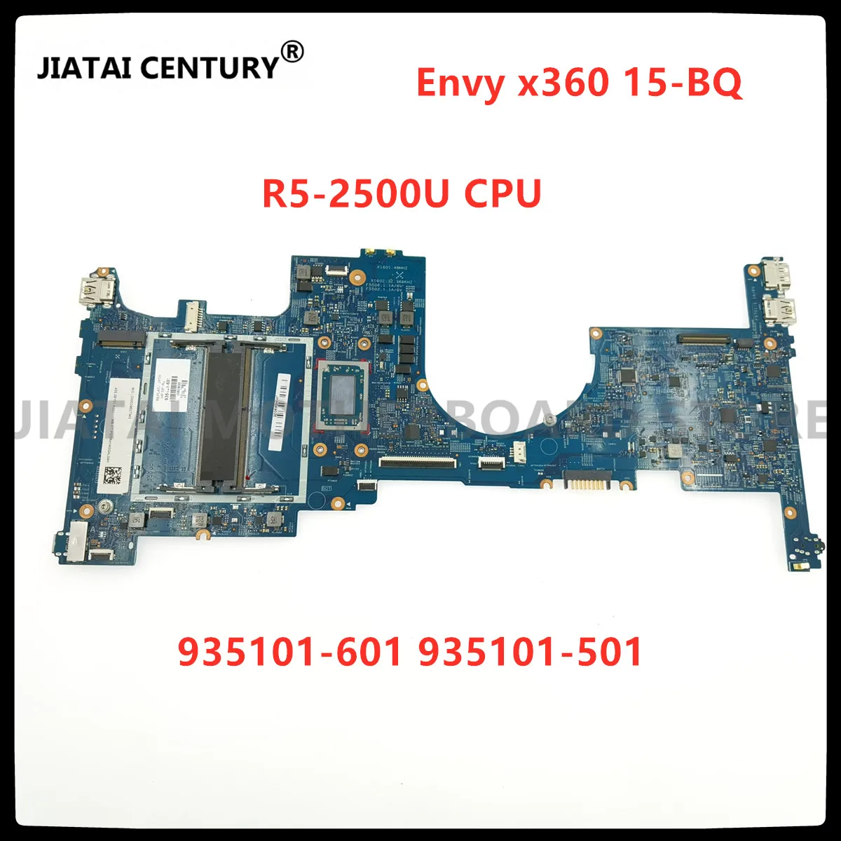 

935101-601 935101-501 For HP Envy x360 15-BQ Laptop Motherboard DDR4 With AMD R5-2500U CPU 16907-1 448.0BY10.0011 100% test