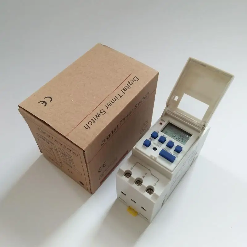 652F THC15A Din Microcomputer Timer Programmable Digital Timer Switch