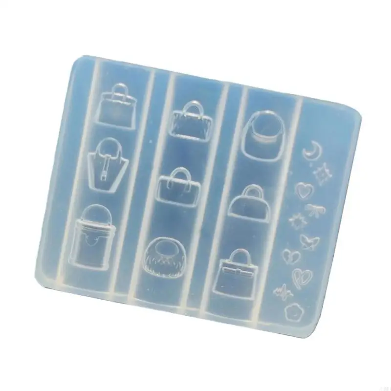 

Сумочка для дизайна ногтей, силиконовая штамповка, набор для тиснения, аксессуары для ногтей, форма F3MD