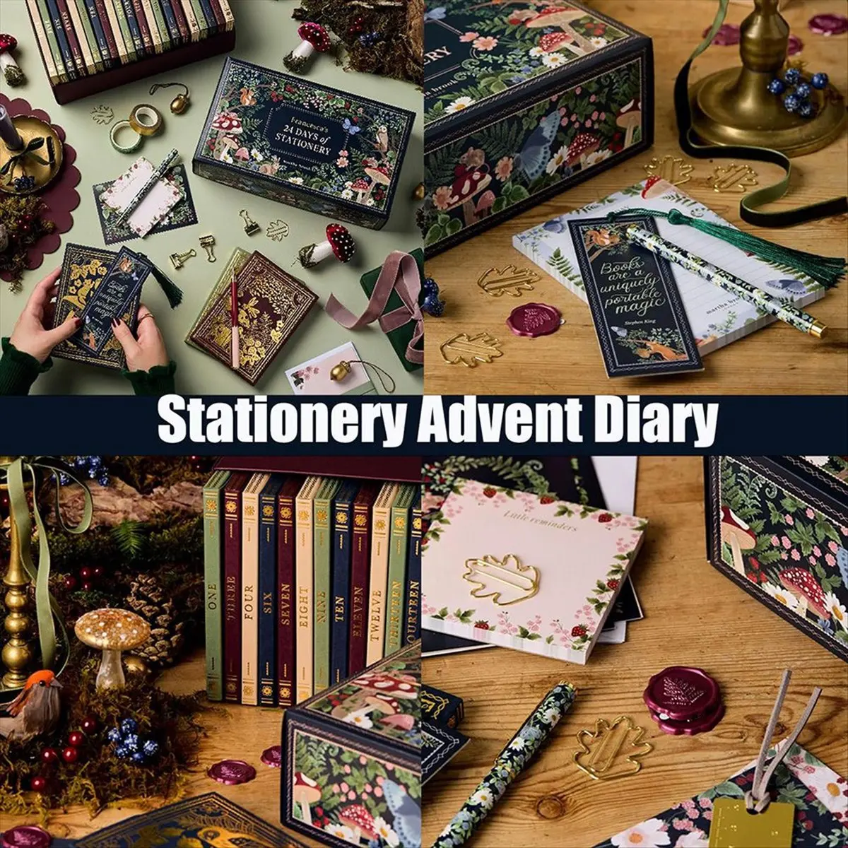 

ABZT Stationery Advent Calendar 2024, Christmas Countdown Ultimate Calendar, Book Advent Calendar 2024, Christmas Stationery