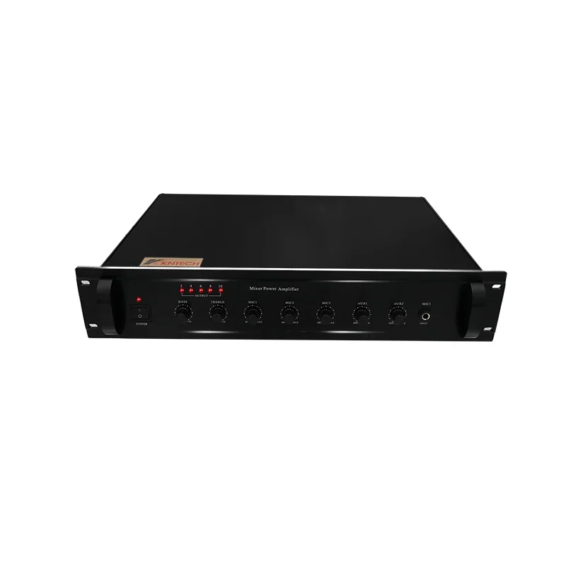 KNMK-640 Rack Mount 3U Audio Power Amplifier 640W Metal Construction for PA System