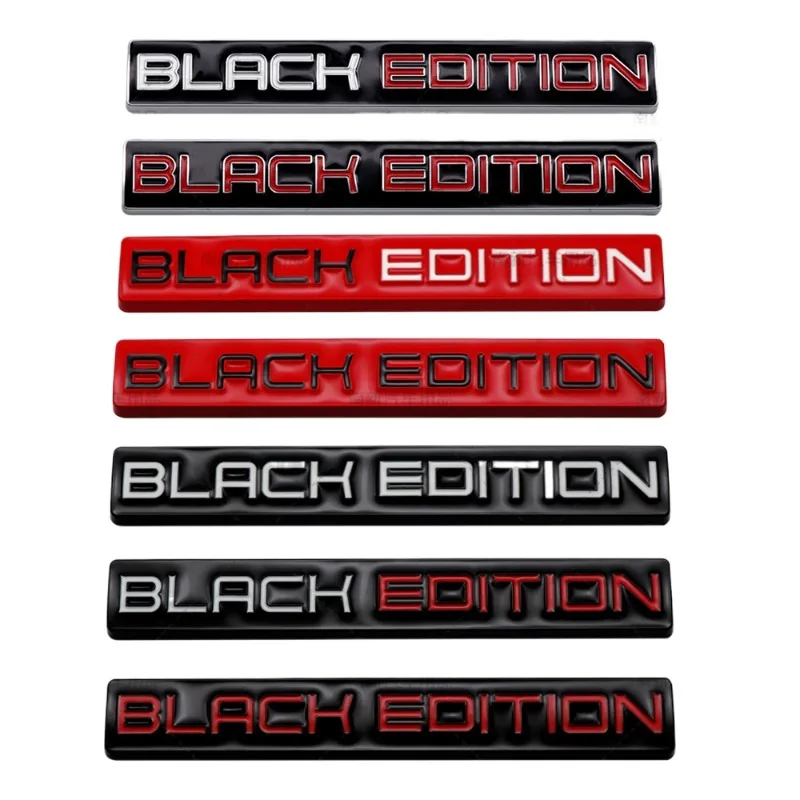

2pcs 3D Edition Zinc Alloy Stickers for Auto Body Fuel Tank Emblem Badge Decals Accessories for Car Truck SUV Motorcycle Etc.