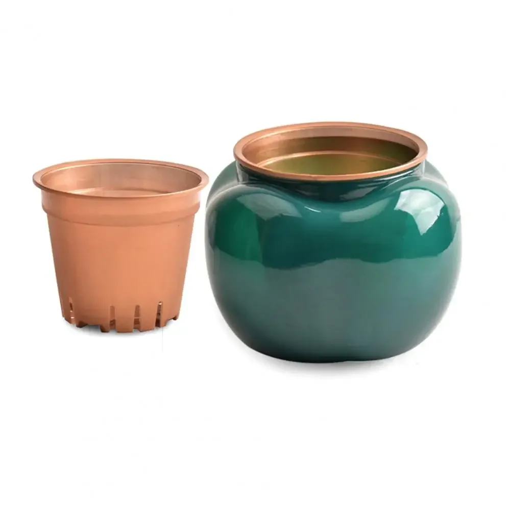 Plant POTS Water Container Set Flower Pot Dual Layer Shatterproof Succulent Plant Pot Plastic Decorative Flower Pot for Home