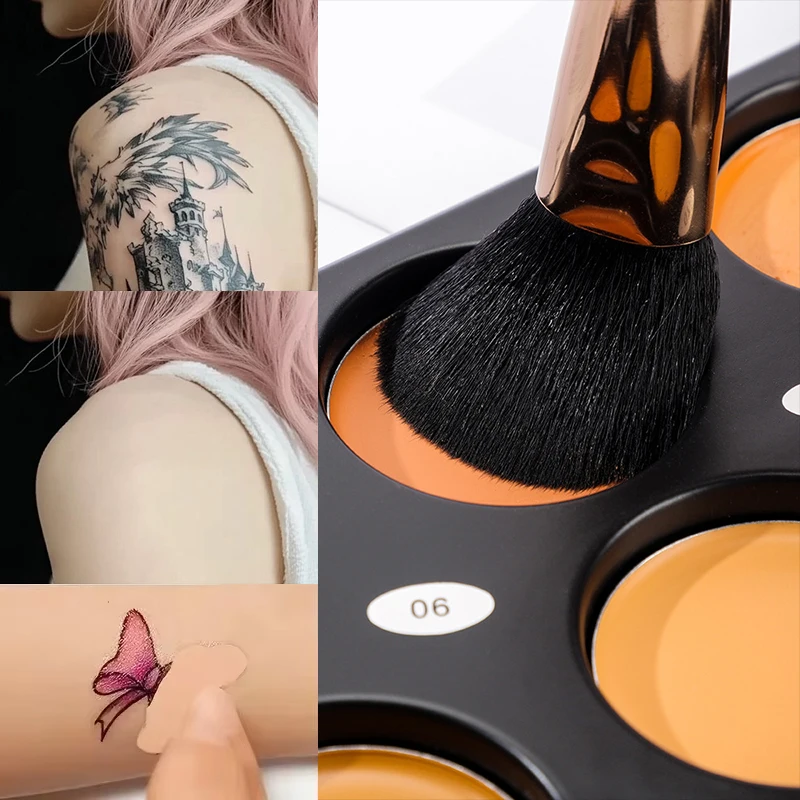 Paleta de crema correctora de 8 colores, maquillaje de contorno mate, paleta todo en uno que cubre profesionalmente las ojeras alrededor de los ojos