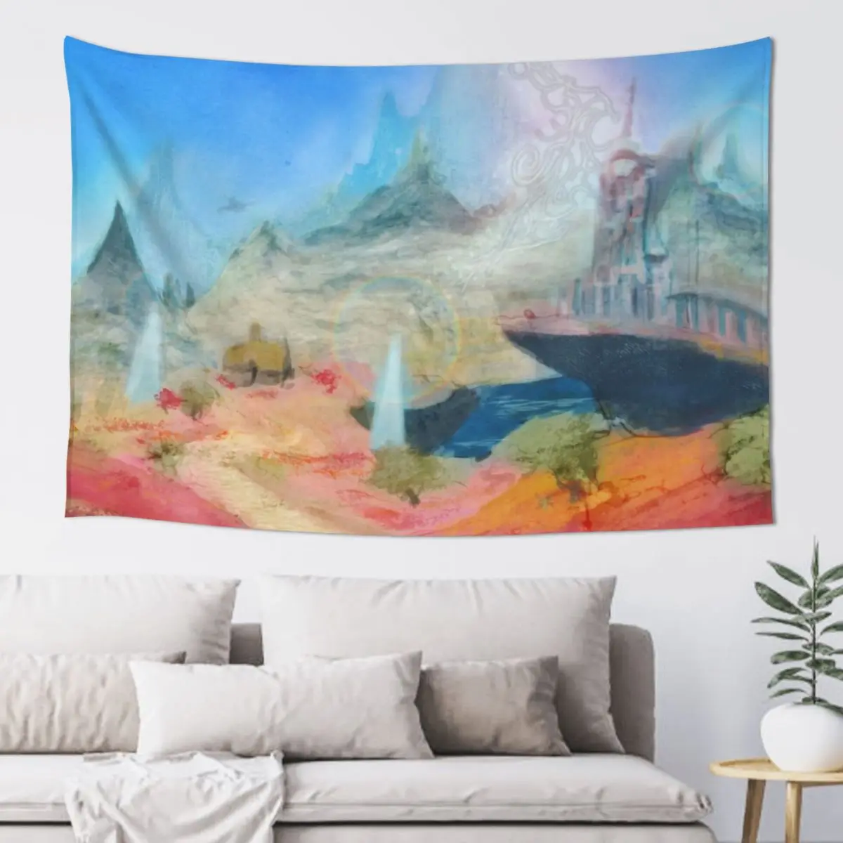 Il Mheg, the Faerie Kingdom Tapestry Bed Room Decoration Room Decor For Girls Wall Hangings Decoration Tapestry