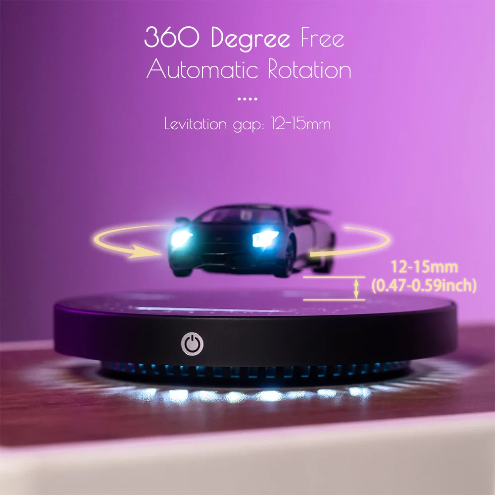 

apply to Magnetic Floating Diecast Car Vehicle with LED 1:36 scale