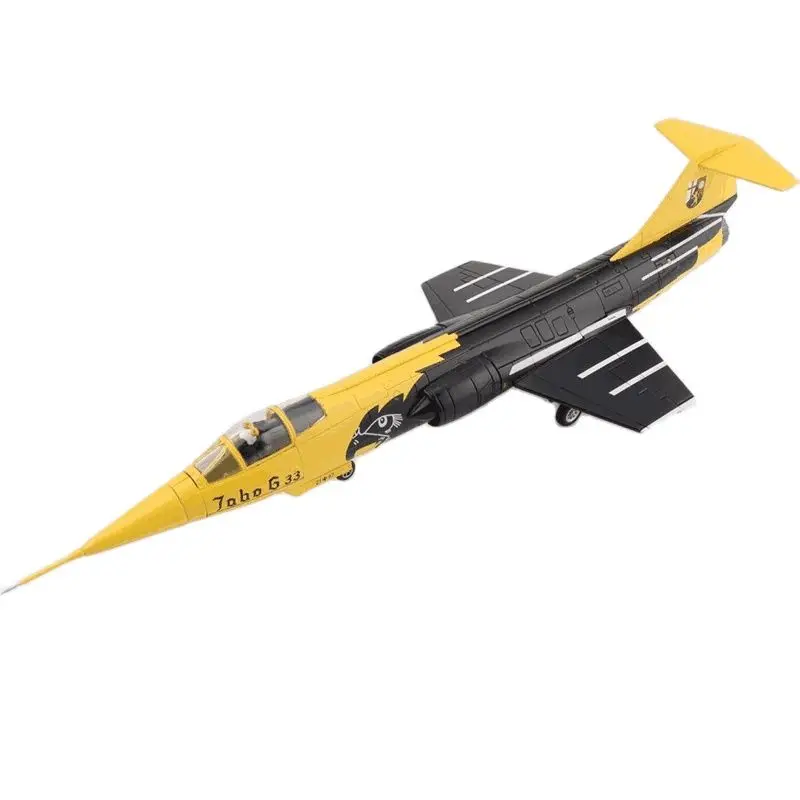 

Diecast 1:72 Scale Luftwaffe F-104G Warplane Alloy & Plastic Simulation Model Gift Collection Decorative Toy Diecast Display