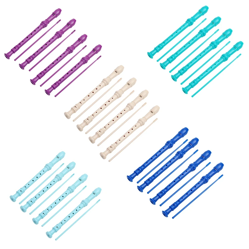 

Hot AD-ABS Recorder 8-Hole Treble 8-Hole Children's Entry-Level Flute Instrument For Beginners