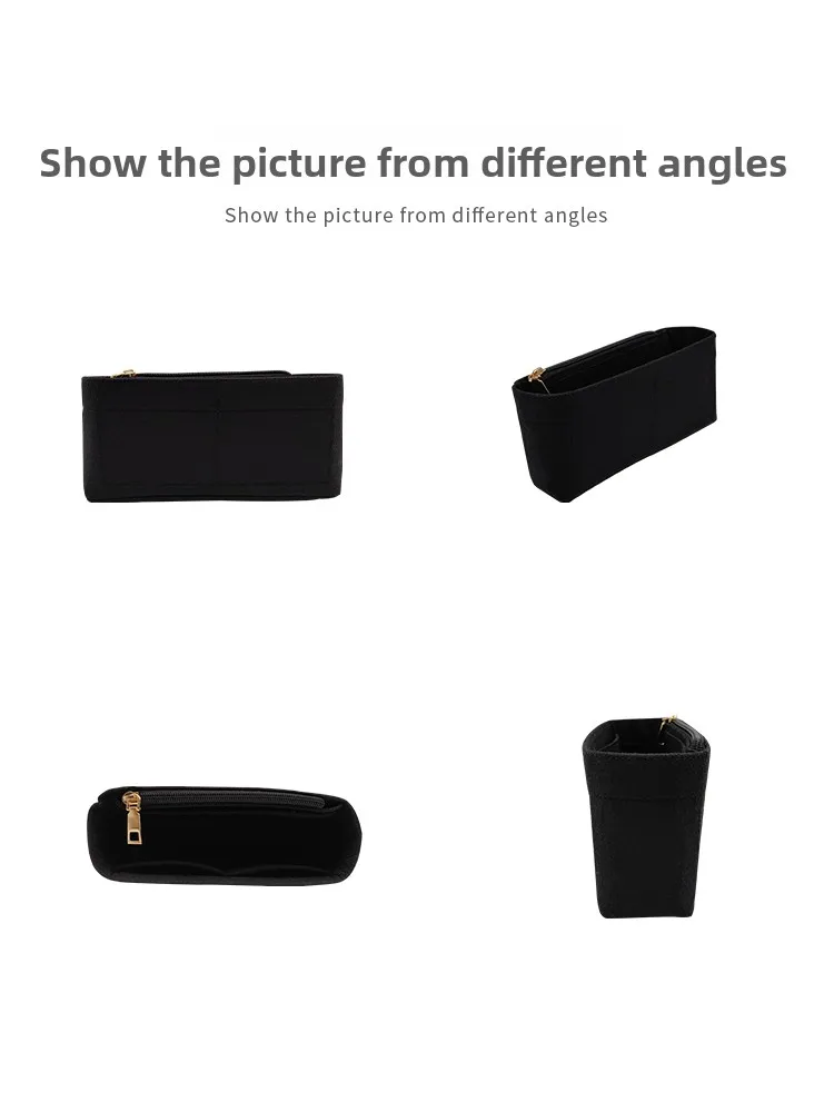 حقيبة يوزا سان لوران لولو بفر كلاود مع حقيبة تخزين داخلية مقسمة، حقيبة صغيرة ومتوسطة الحجم مع منظم داخلي من ورق دوبونت