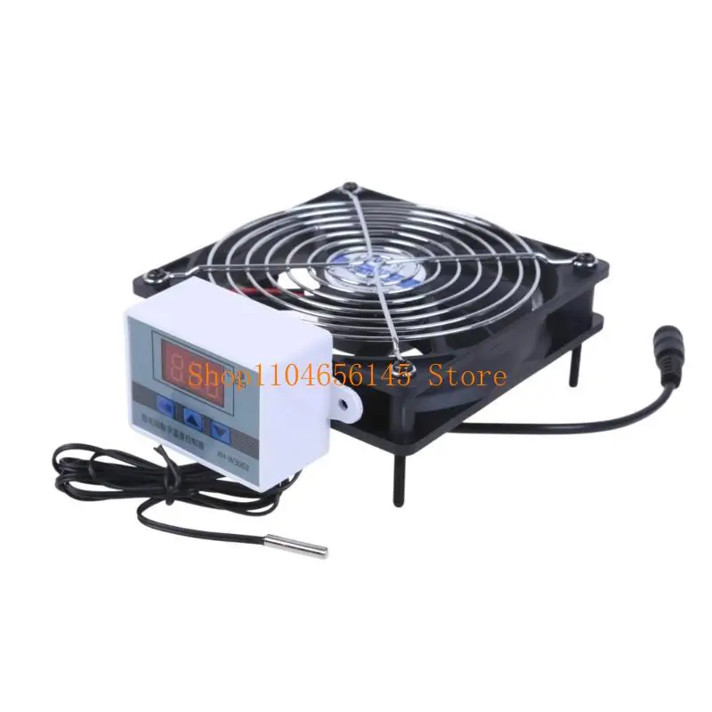 652F For Industrial Machine PWM Cooling Fan Intelligent Temperature Control Radiator