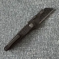 EDC Titanium Alloy Handle Folding Knife Hollow Paper Cutting Art Blade Cutting Knife Utility knife
