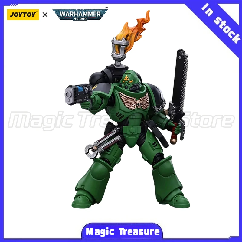 

【MT】 JOYTOY 1/18 Фигурка Warhammer 40K Саламандры Intercessors Sergeant Tsek'gan Аниме Фигурки Игрушки Модель