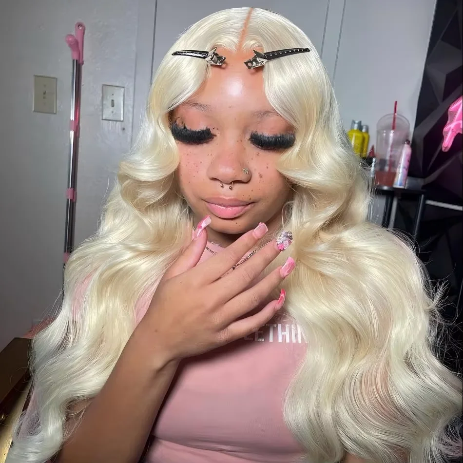 30 46 Inch 613 Hd Lace Frontal Wig Raw Body Wave Honey Blonde 13x6 Lace Front Wigs Human Hair Brazilian Color Glueless Wig Women image 2