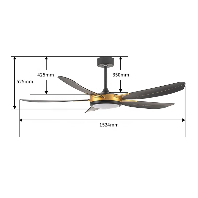 Modern Design Indoor Fancy Home Remote Control Ceiling Fans Lamp Fan Ceiling