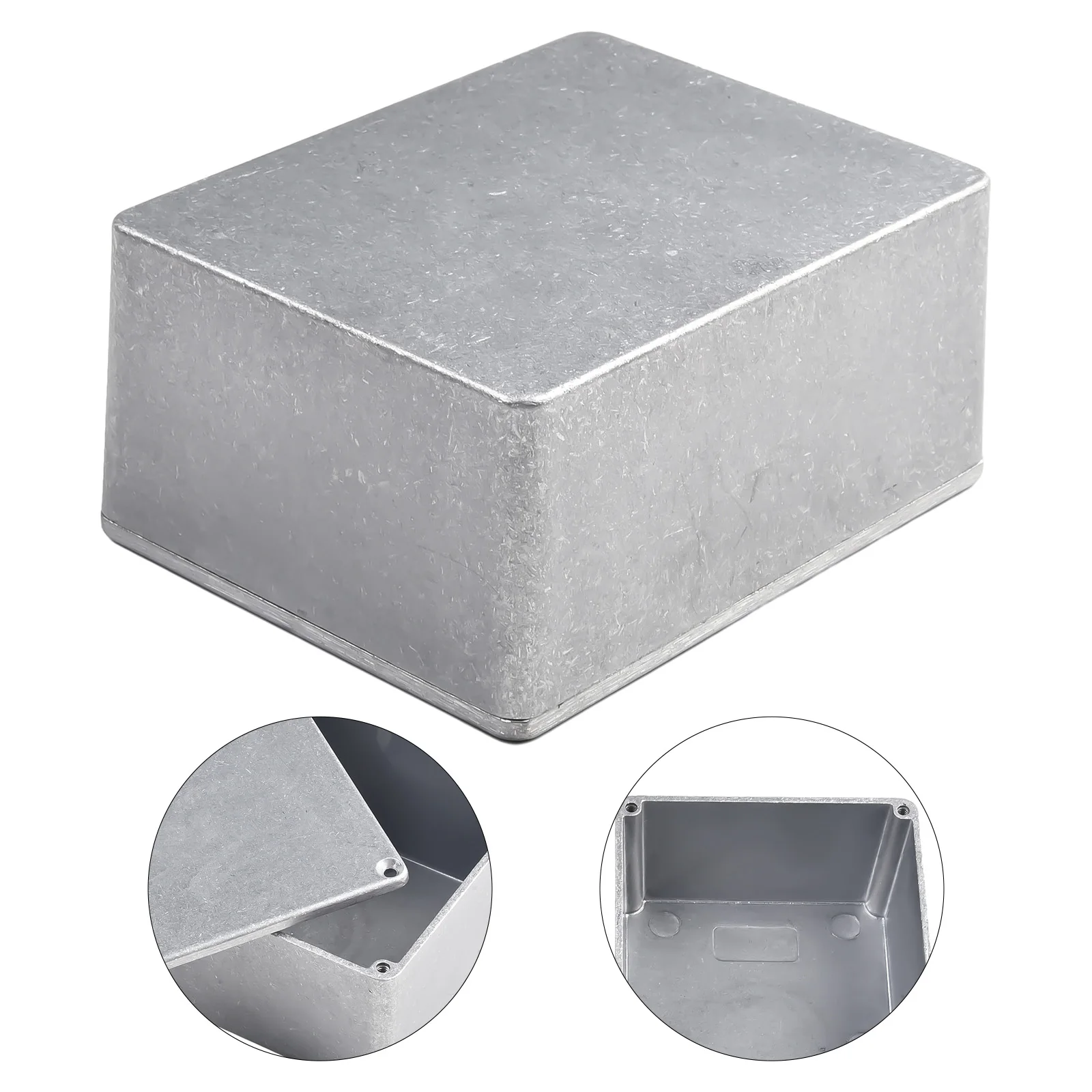 Effect Aluminum Box Metal Electric Case Instrument Silver Enclosure Project Box 1590B 1590XX 1590DD 1590C