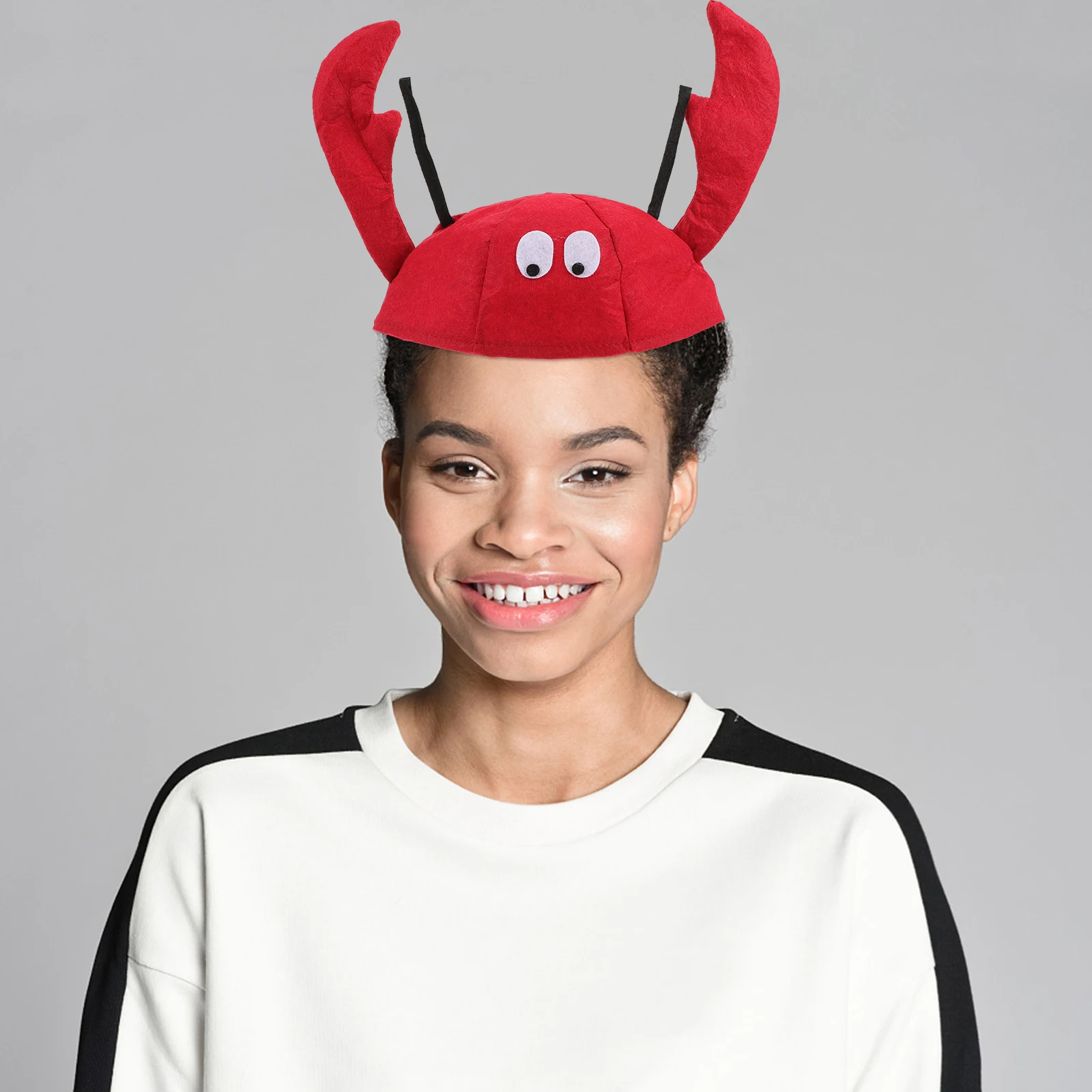 

Lobster Hat Costume Novelty Flannel Novelty Costume Hat Halloween Costumes Adult Cartoon Cosplay Headdress
