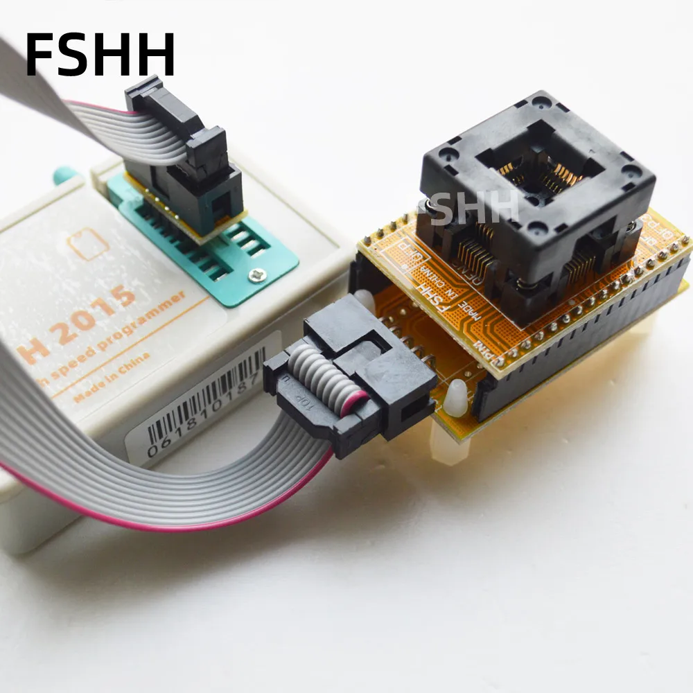 CH2015 High Speed USB Programmer+QFP32 TQFP32 adapter for mega8 mega48 mega64 mega128 AVR Programmer ISP