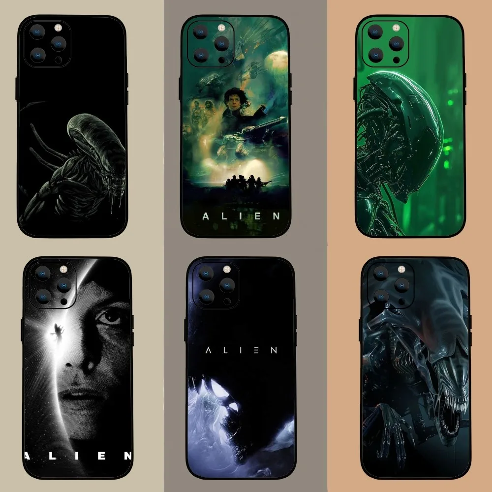 Alien Xenomorph  Phone Case For Samsung Galaxy A53 A33 A70 A73 A54 A51 A71 A52S 5G Soft Cover Shell