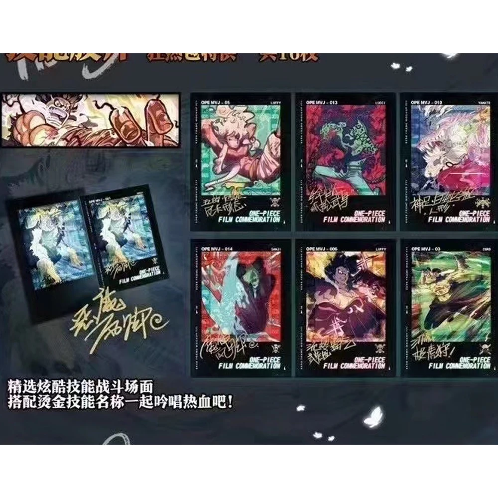 Boîte Booster une pièce, prix avantage, figurine de dessin animé japonais, jeu de commerce, Luffy Sanji Nami TCG, cadeau de Collection, vente en gros
