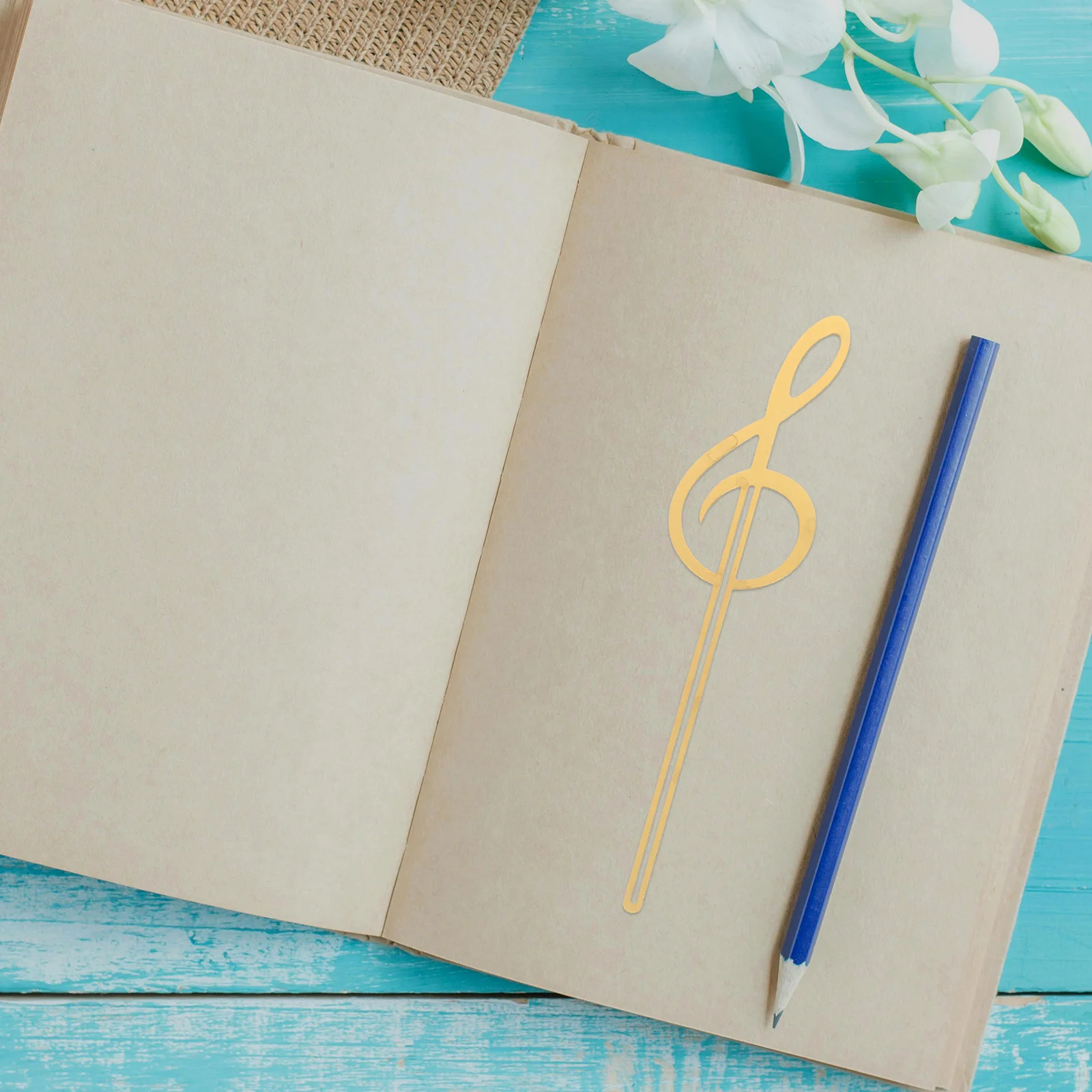 

Musical Note Bookmark Metal Hollow Book Marker For Music Lovers Teachers Students Decorative Reading Accessory Gift