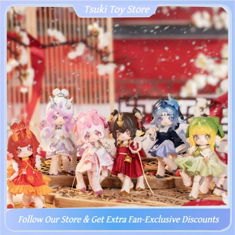 

Коллекционная фигурка Penny's Box Antu Biological Atlas Series 1/12 BJD: Модная аниме-фигурка, милая модель, сюрприз, подарок для девочки