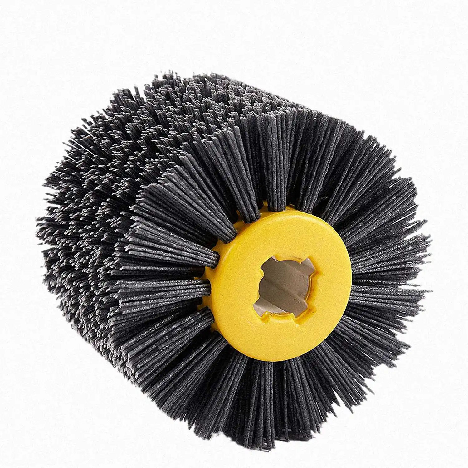 1 pz filo abrasivo in nylon dupont tamburo ruota lucidante spazzola elettrica per la lavorazione del legno lavorazione dei metalli-[Qahk]