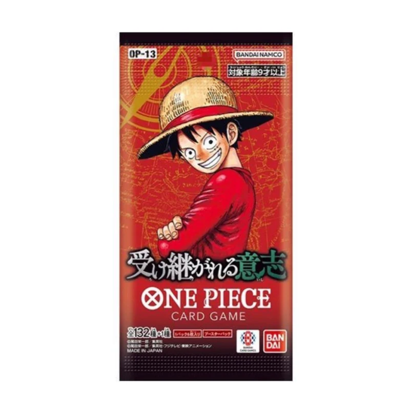 반다이 오리지널 원피스 일본 OP01-OP08 보충 팩 풀 시리즈 OPCG EB-01 PRB-01 애니메이션 컬렉션 카드 게임 장난감 선물