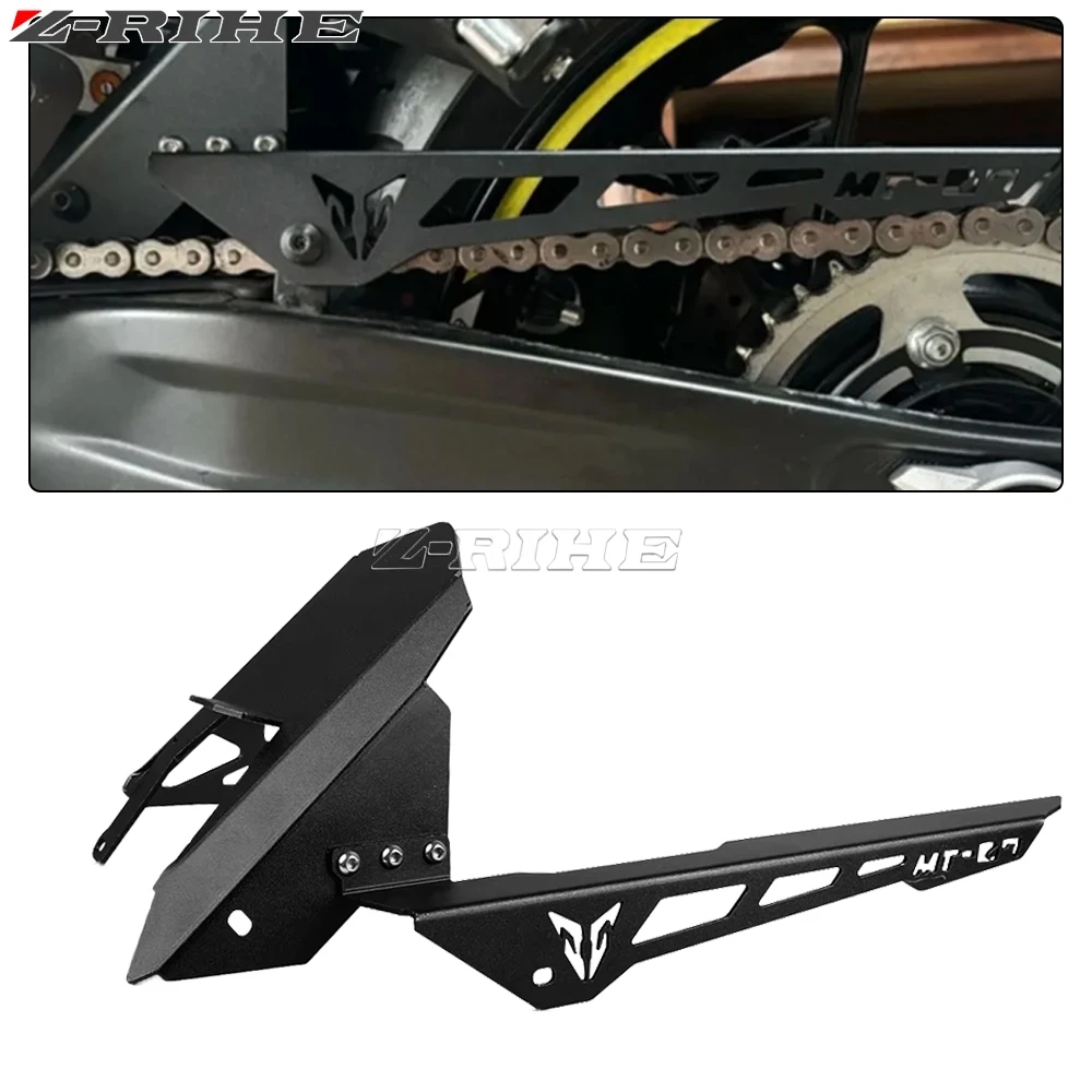 For YAMAHA MT-07 MT 07 MT07 2013-2024 FZ-07 Tracer 700 7 GT YZF R7 XSR700 XTribute 2025 2026 Chain Cover Kit With Rear Fender