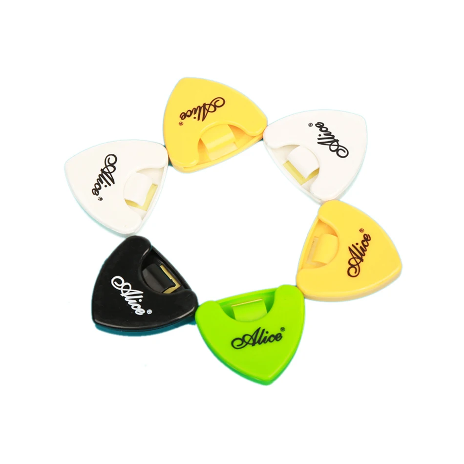 10Pcs/Set Alice Plastic Guitar Picks Holder Picks Accessories Case Box Acoustic Electric Parts Wholesales