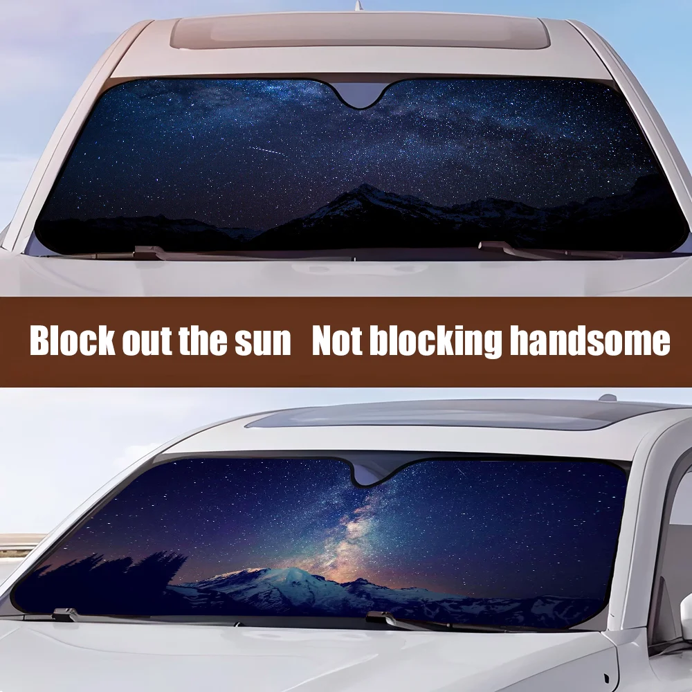 Starry Sky Sunshade Sun Shade Shield Blocker Auto Cover Protector Window Visor Universal