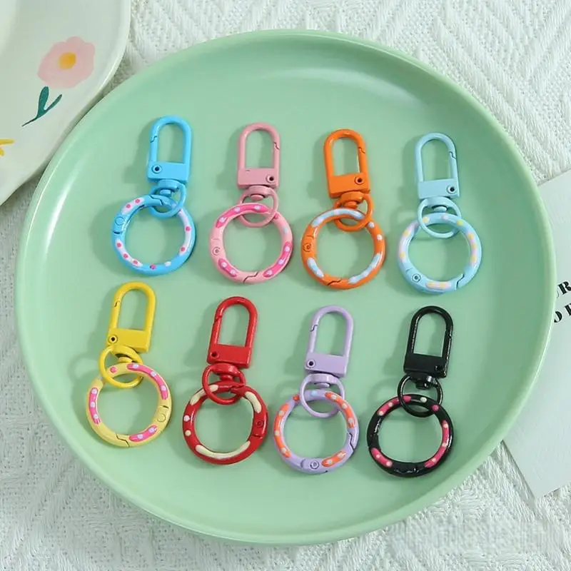 Spring Buckle Keyring Lobster Clasp 5/10/20Pcs Colored Keychain Assortment for Home Crafts Projects