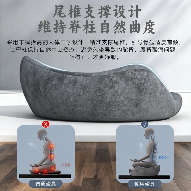 Ergonomic Meditation Cushion Non‑Collapsing Floor Mat for Long‑Time Cross‑Legged Sitting Yoga Meditation Relax Practice