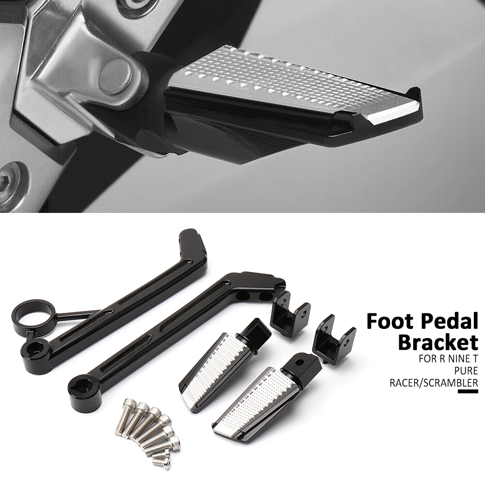 Rear Footpegs For BMW Rninet RNINET R NineT Pure Racer R9T Motorcycle Accessories Passenger Pedal Footrest Aluminum Foot Peg