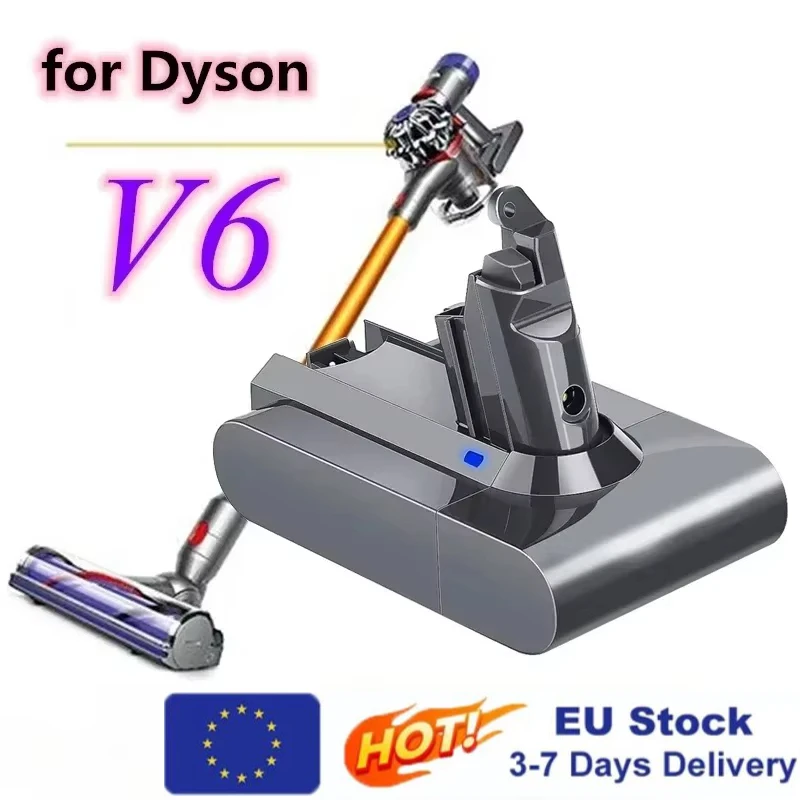 Neuer V6 21,6 V 9800 mAh Li-Ionen-Akku für Dyson V6 Akku DC58 DC59 DC61 DC62 Staubsauger SV09 SV07 SV03 SV04 SV06 SV05