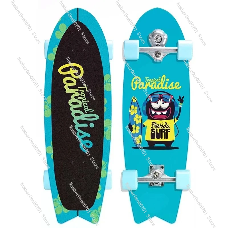 

Производитель скейтбордов Cruiser Board 7-слойный российский клен 32-дюймовый скейтборд для серфинга для детей и взрослых Patinetas